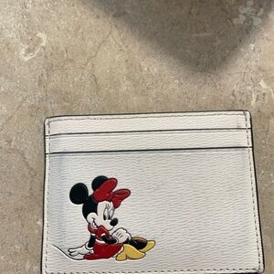 Disney Minnie Mouse NY  Kate Spade White Card Holder